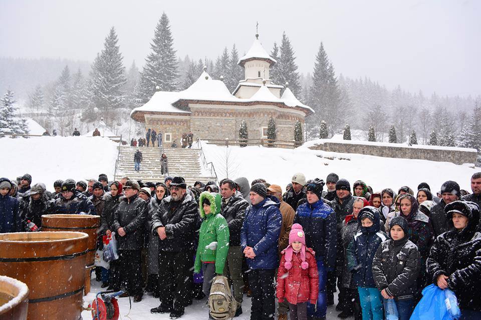 Boboteaza la Mănăstirea Sihăstria Putnei