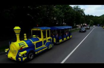 VIDEO: Sinaia Expres – Trenulețul care vizitează Obiective Turistice Importante, Sinaia