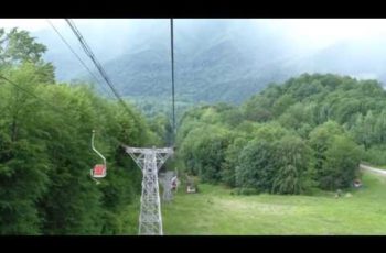 VIDEO: Coborare cu telescaunul de pe muntele Mogosa, Maramures