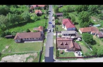 VIDEO: Filmare aeriana Paclisa comuna Totesti Hunedoara. Asfaltari.