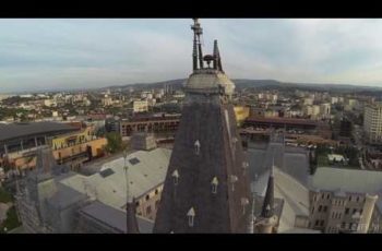 VIDEO: Filmare aeriana din drona Iasi – Palatul Culturii si Stefan cel Mare