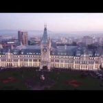 VIDEO: Iași, Decembrie 2019 – Filmare aeriană 4K (Palatul Culturii, Târgul de Crăciun)