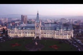 VIDEO: Iași, Decembrie 2019 – Filmare aeriană 4K (Palatul Culturii, Târgul de Crăciun)