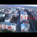 VIDEO: Filmare aeriana cu orasul Vaslui, la apus de soare!