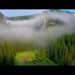 VIDEO: Răsăritul în Cheile Zănoagei din Munții Bucegi (Filmare aeriană 4K)