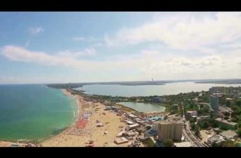 VIDEO: Plaja din Eforie Nord  , filmare aeriana