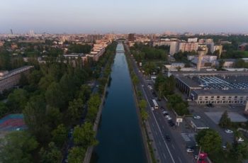 VIDEO: Dambovita prin Bucuresti | Vedere din drona 4K