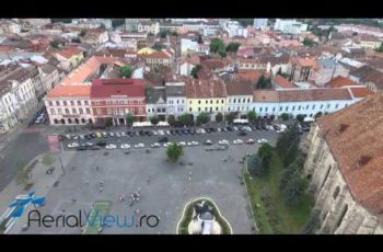 VIDEO: Filmare aeriana drona – Cluj, Piata Unirii