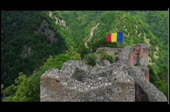 VIDEO: Cetatea Poenari vedere aeriana